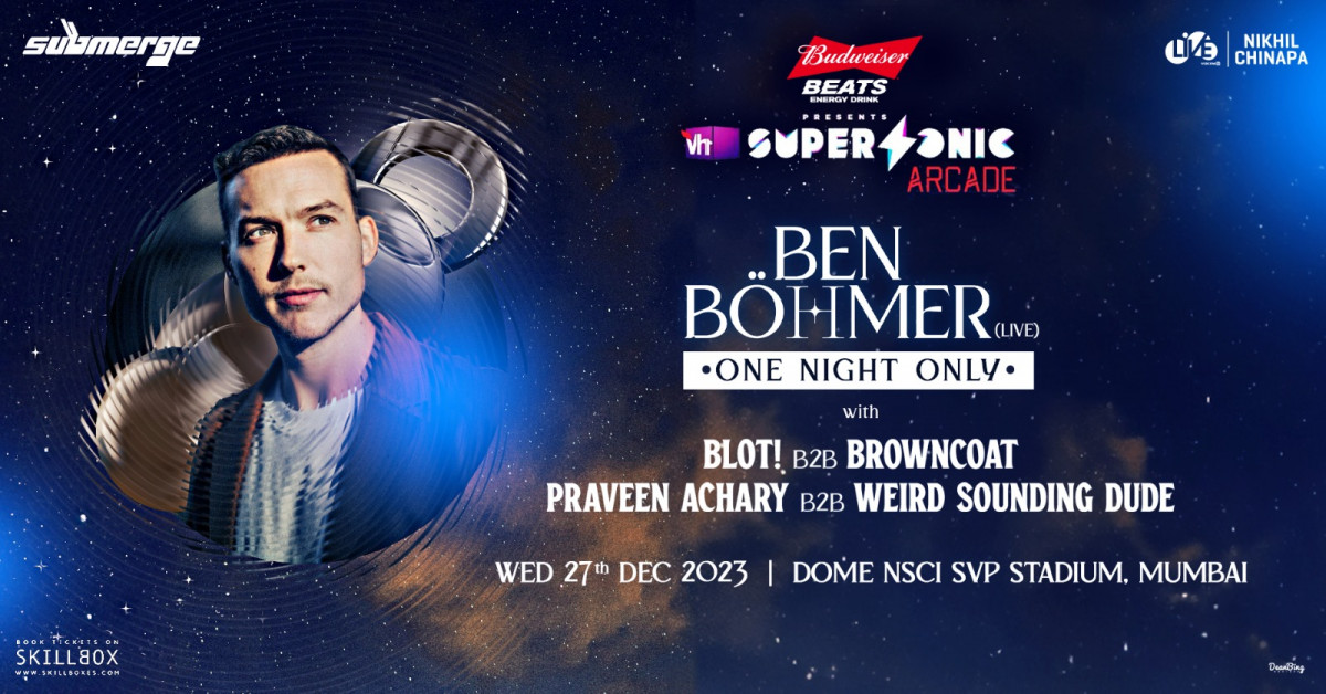 Budweiser Beats Presents Vh1 Supersonic Arcade Ben Böhmer Live | Music ...