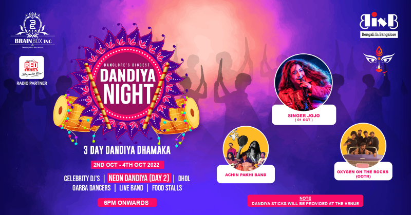 BANGALORE BIGGEST DANDIYA NIGHT | Music Events | SkillBox