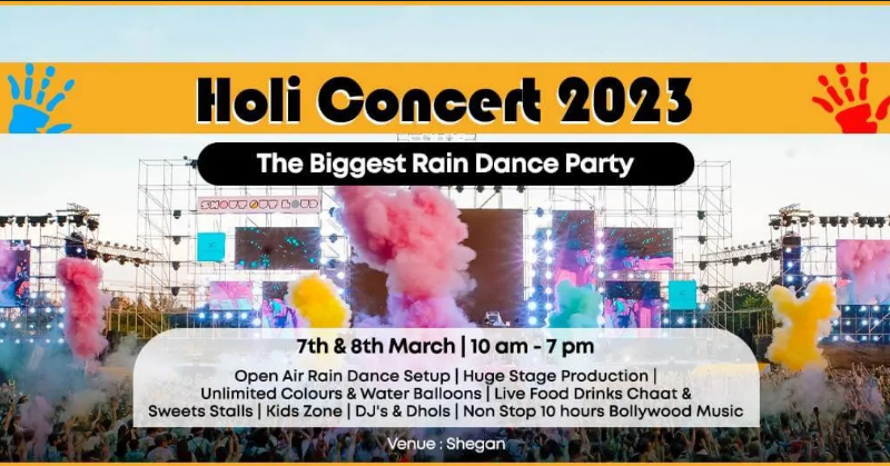 Holi Concert - Biggest Rain Dance Party @ Shegan Gastro Pub, Bengaluru ...