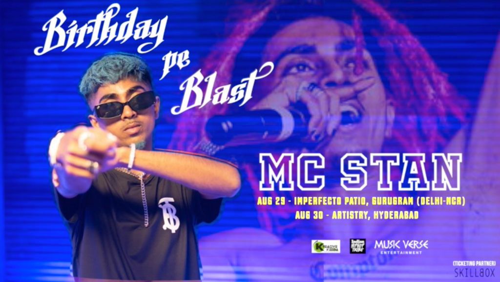Watch MC Stan Live in March for his India Tour 'Basti Ka Hasti' in Indore!